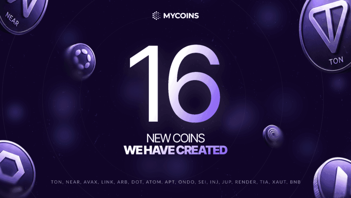 16 New Cryptocurrencies — Added for trading (TON, NEAR, AVAX, LINK, ARB, XAUT, BNB & more).